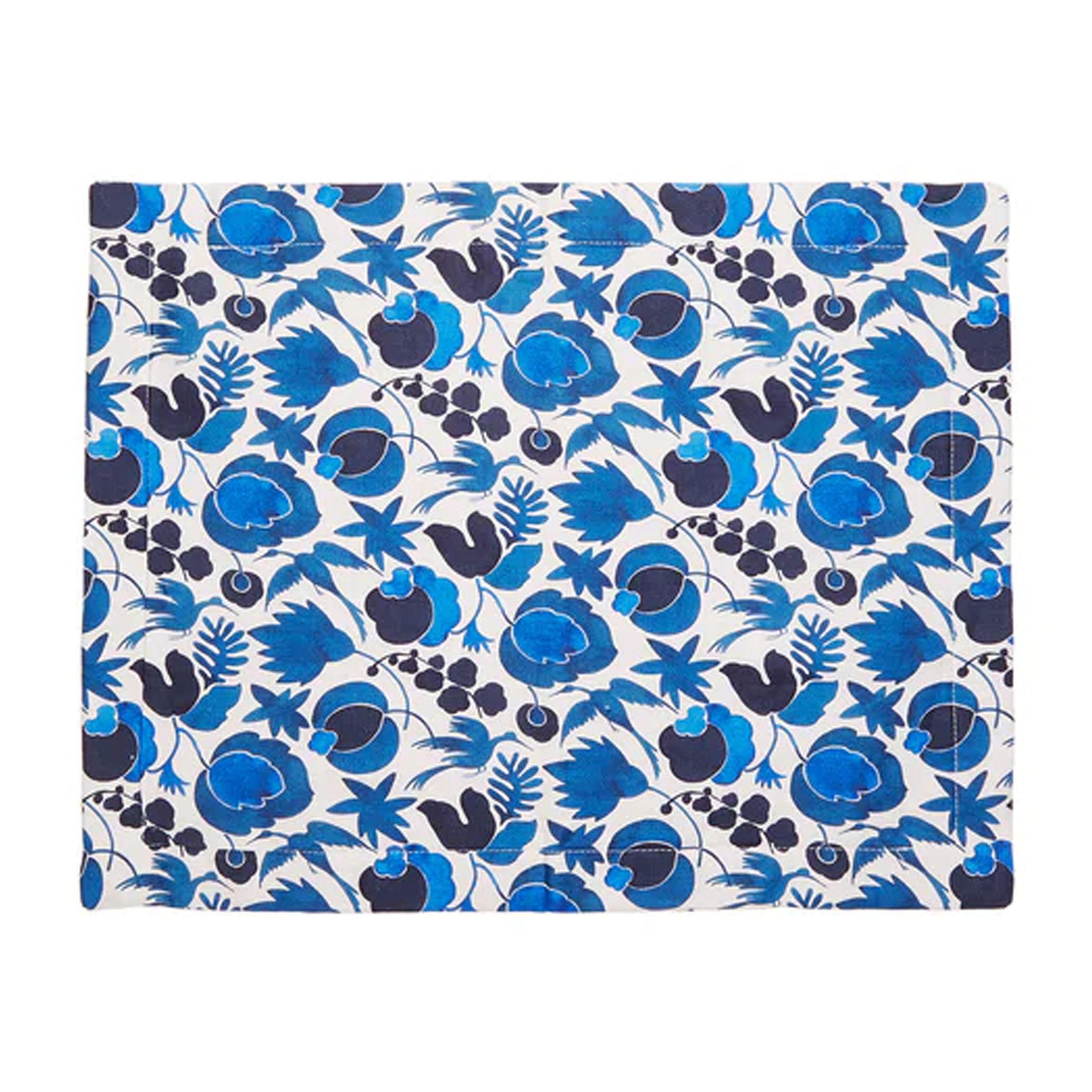 Placemats in Wildbird Blue, Set of 2