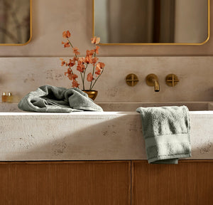 Plush Bath Sheet Set in Juniper