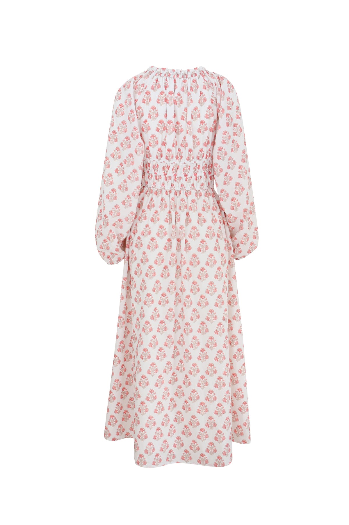 Pink floral dress