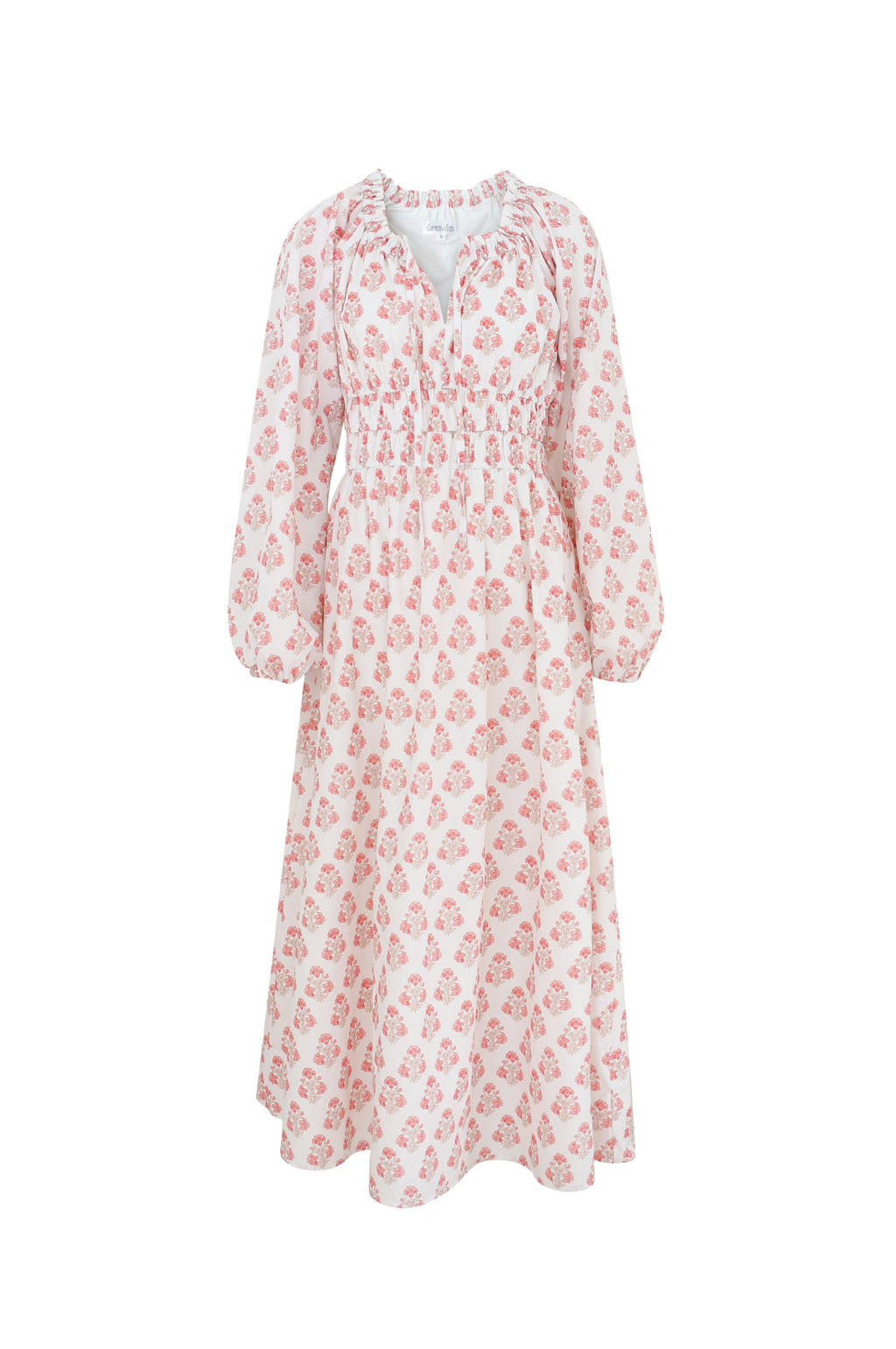 Pink floral dress