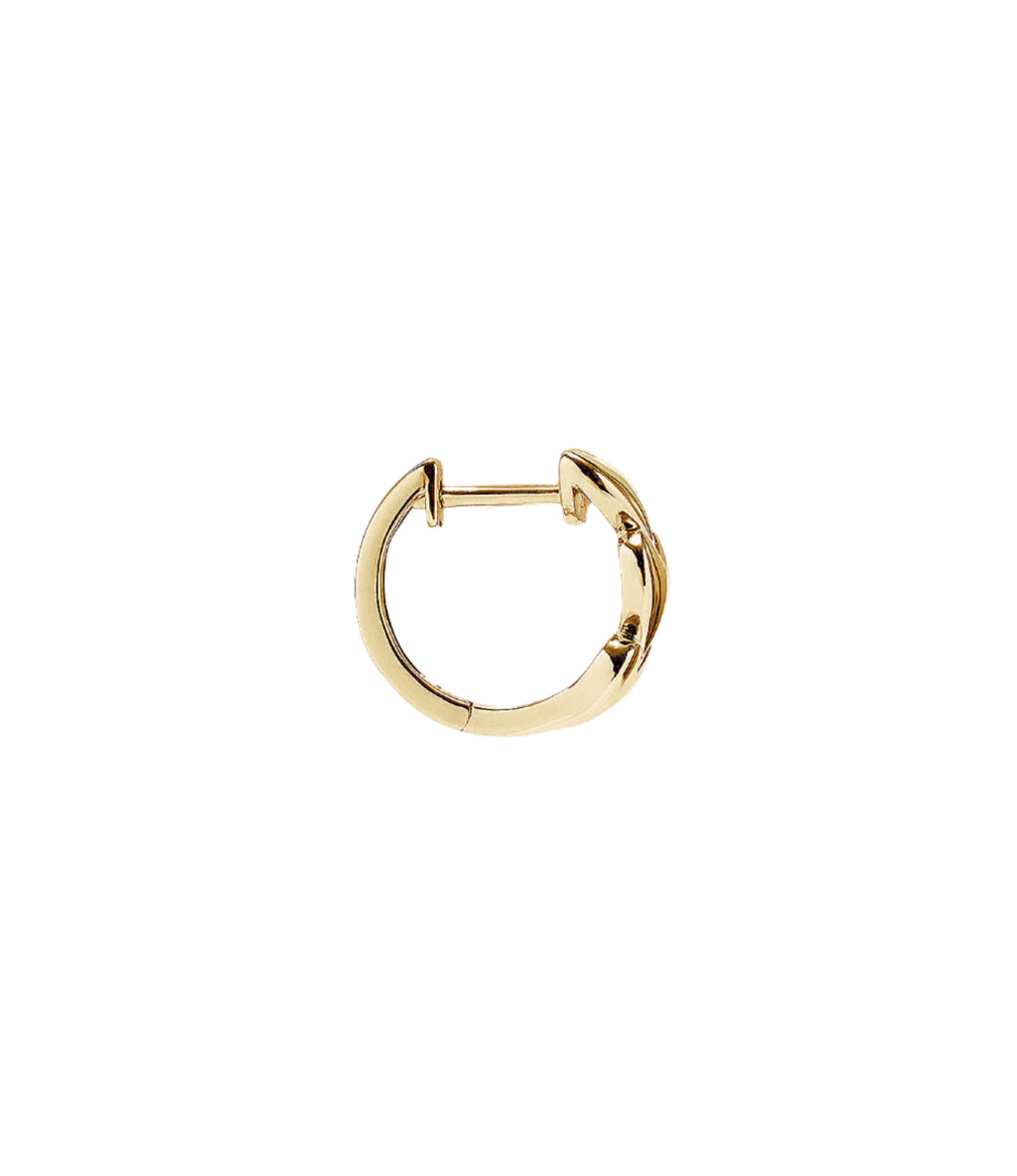 Heart Of Gold Hoop Earrings