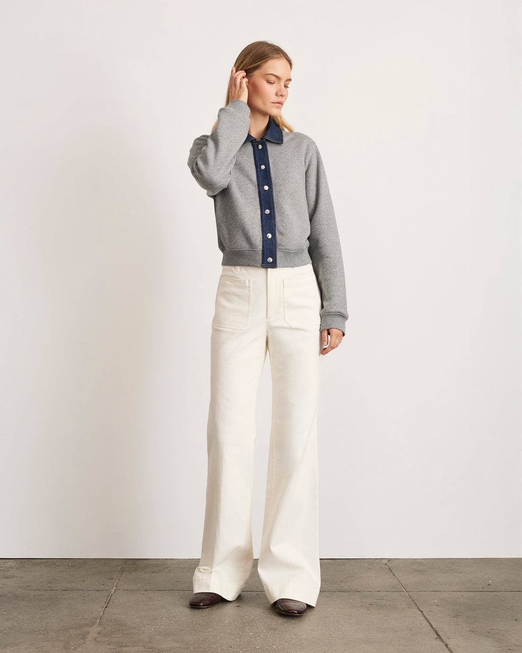 Rita Jacket in Heather Grey