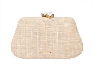 Rosie Clutch in Natural