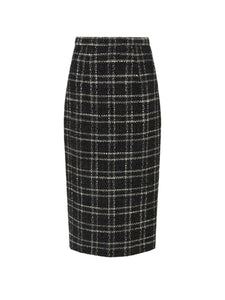 Bethan Skirt in Polka Dot Tafetta Faille & Organza