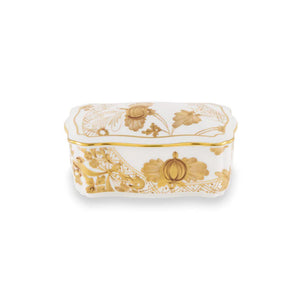 Rectangular Box with Cover, 5.7" in Aurum