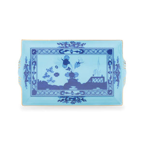 Rectangular Tray with Handles, 9" in Iris