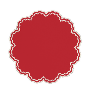 Bettina Placemat in Red, Set of 4