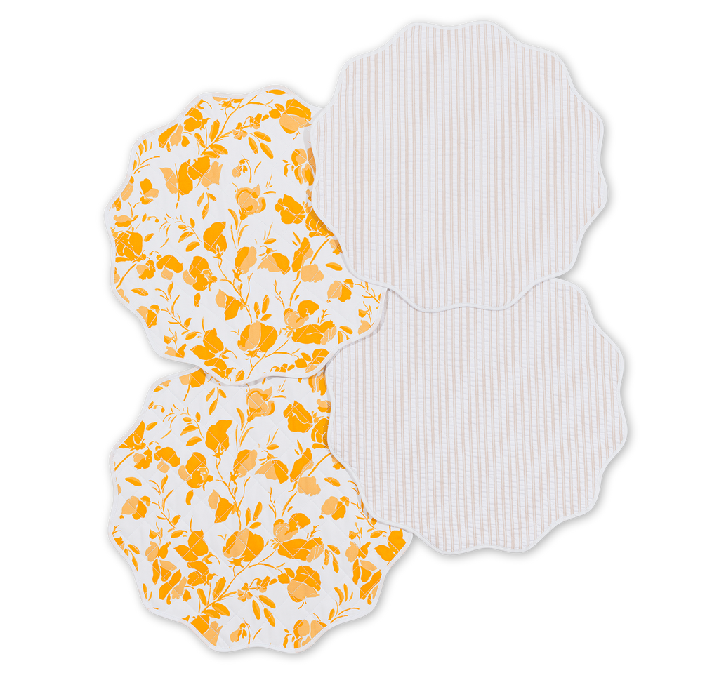 Reversible Quilted Placemat, Set of 4