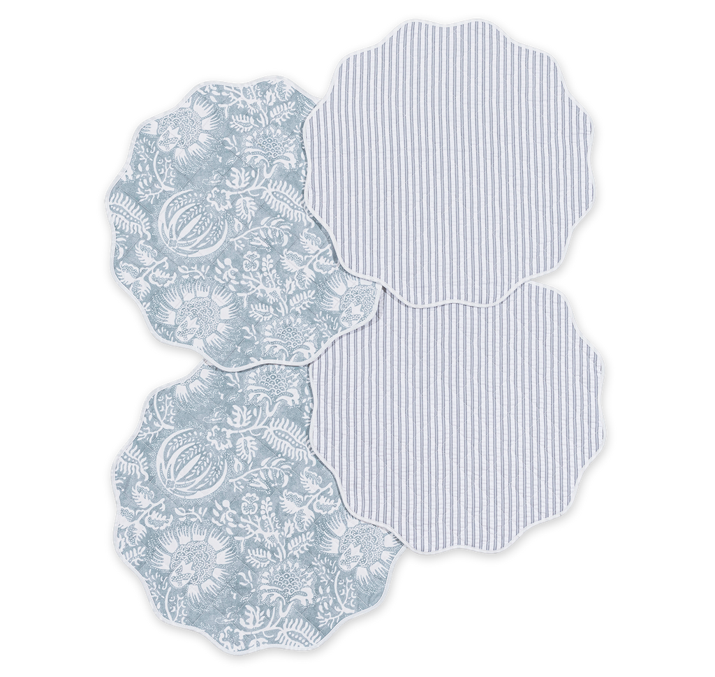 Reversible Quilted Placemat, Set of 4