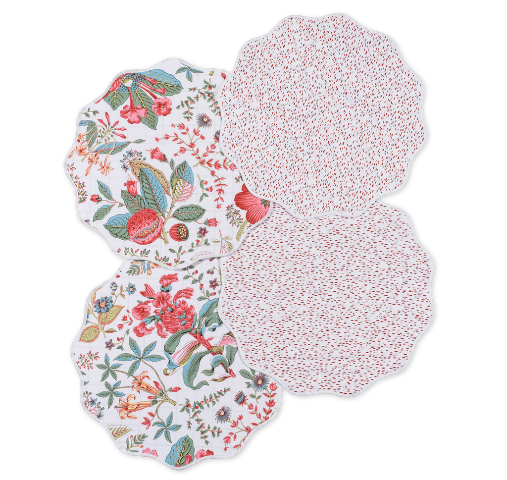Reversible Quilted Placemat, Set of 4