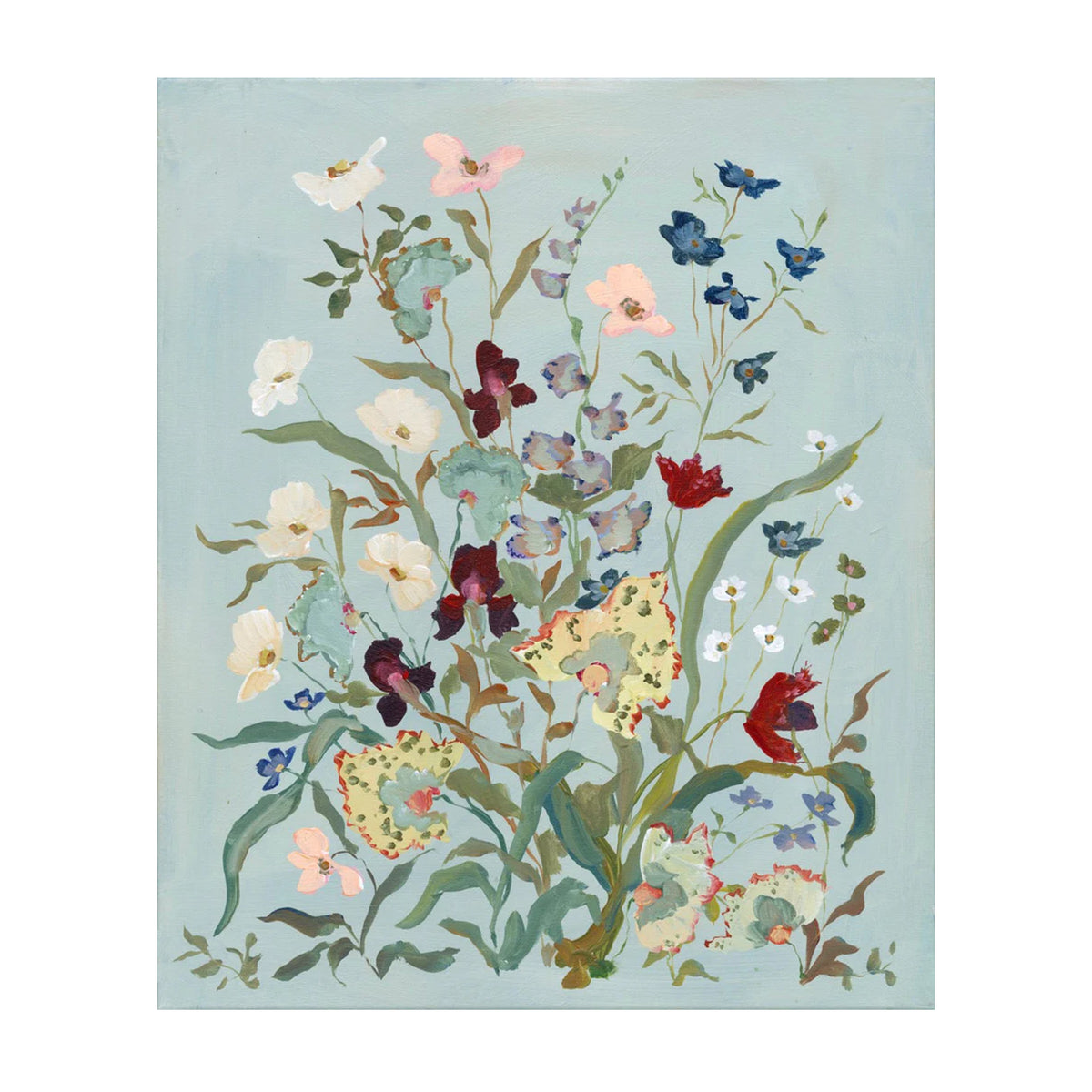 Robin's Egg Cornucopia Print: No. 2