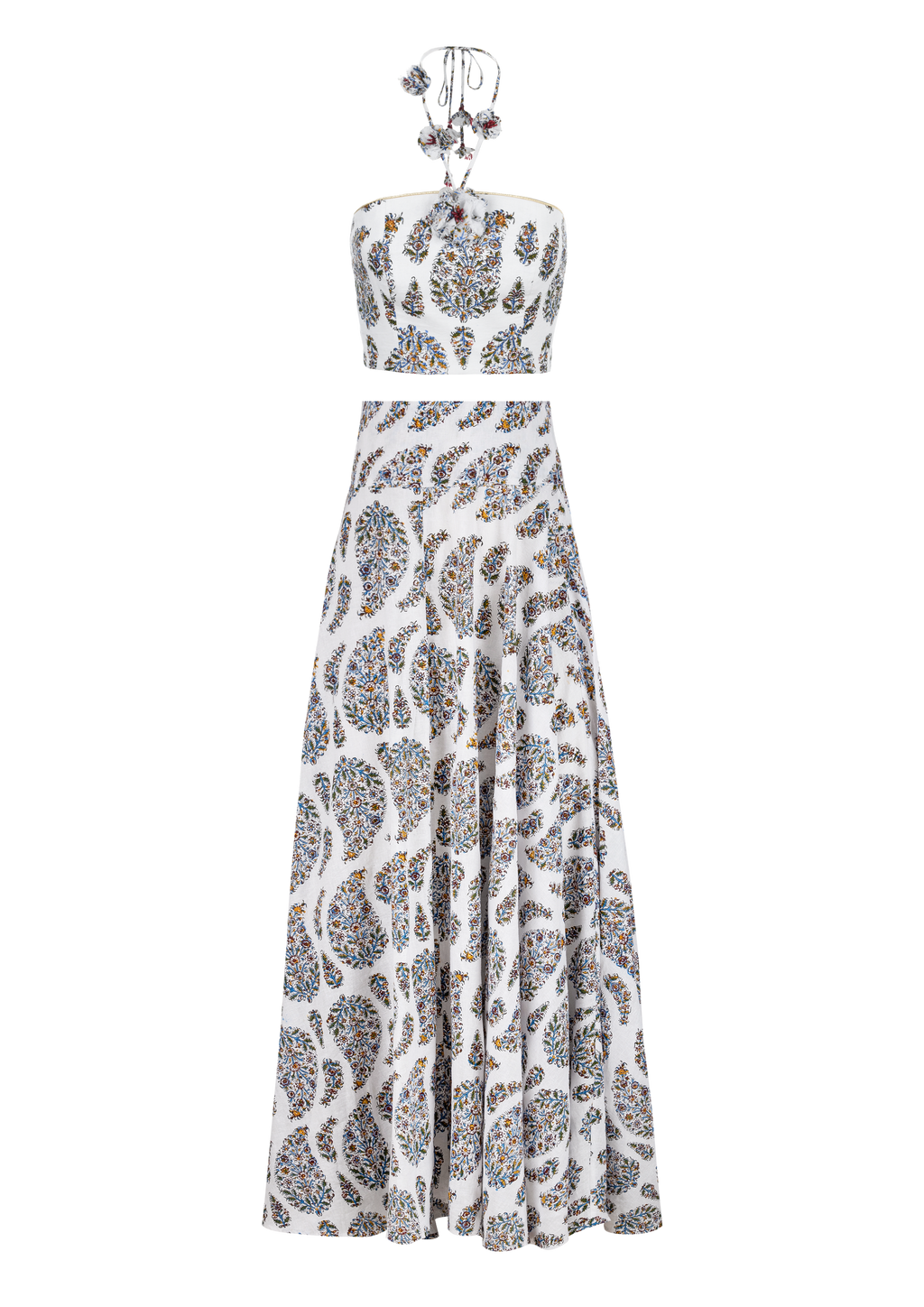 Hava Bustier in Paisley