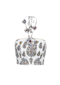 Hava Bustier in Paisley
