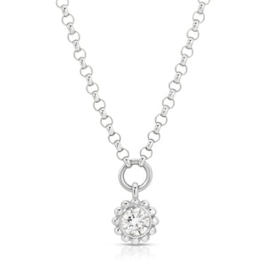 14k white gold