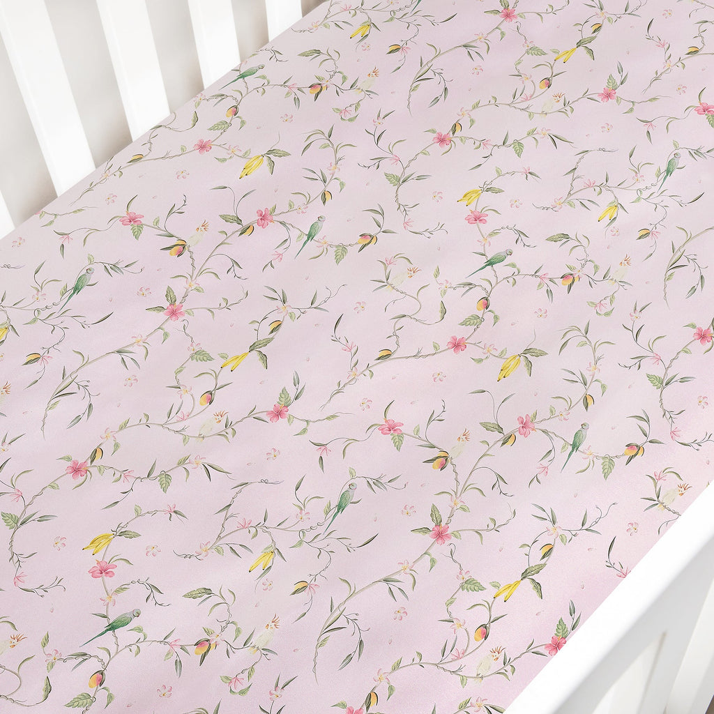 Dreaming of Paradise Crib Sheet