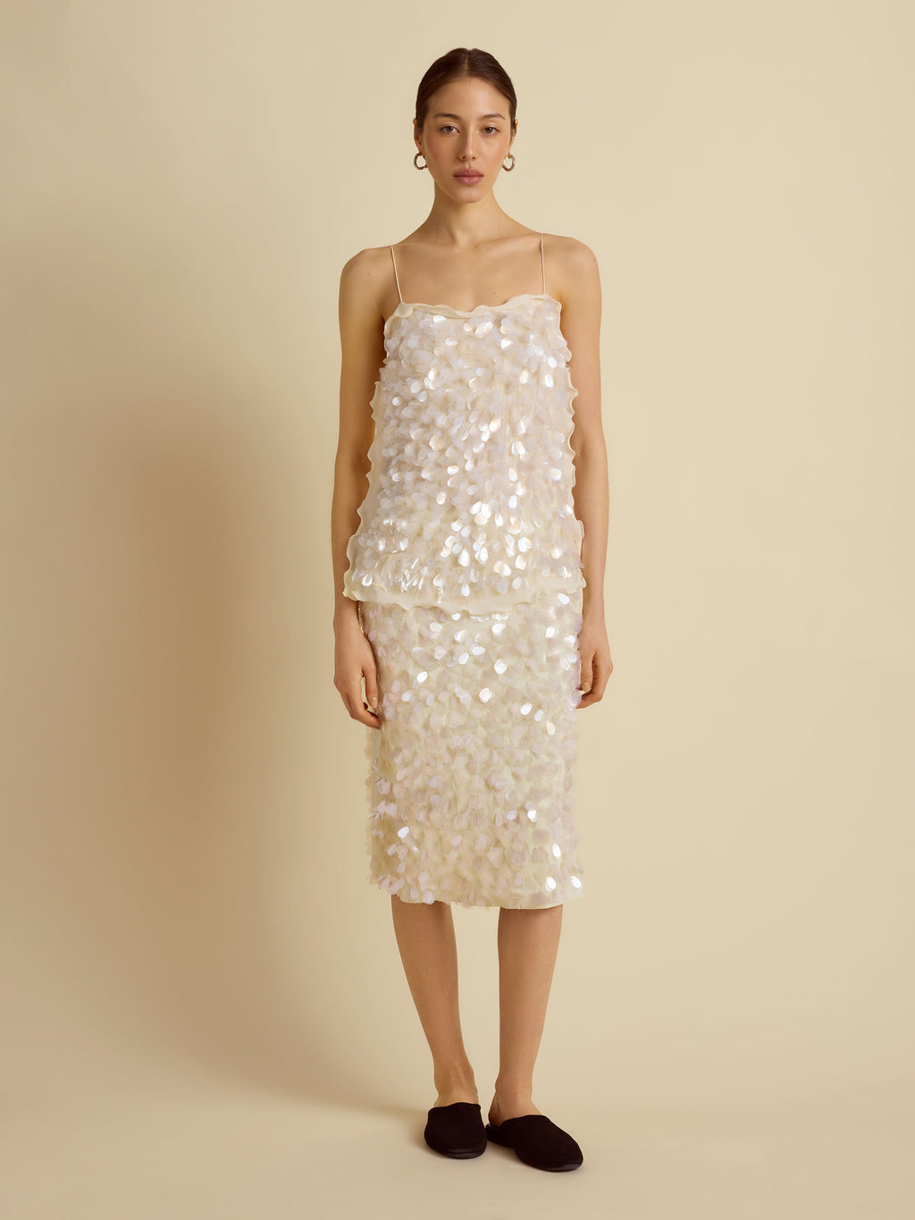 Paillette Tubino in Ivory