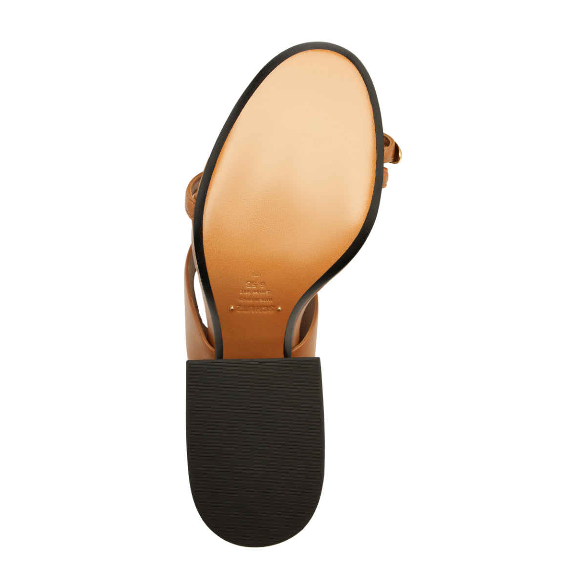 Mandy Leather Sandal in Miele