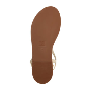 Lys Leather Sandal in Sugar White