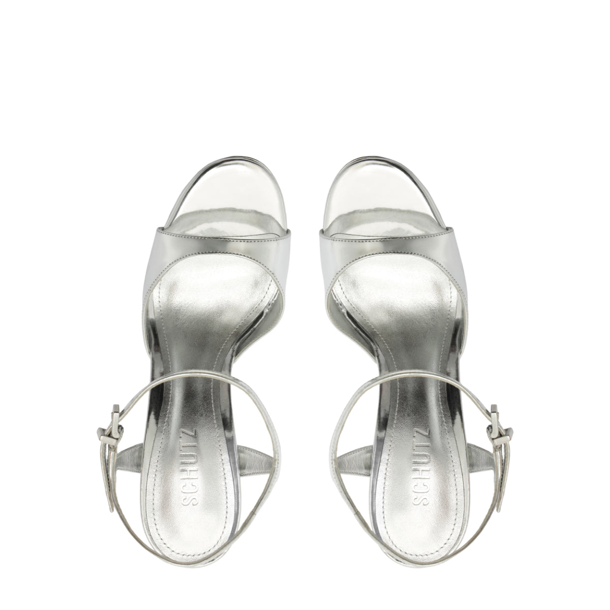 Scarlett Platform Metallic Sandal in Silver