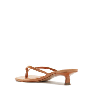 Carolyn Leather Sandal in Earth Clay