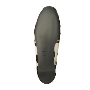 Courtney Hair Calf Flat in Multibrown/Seal Brown