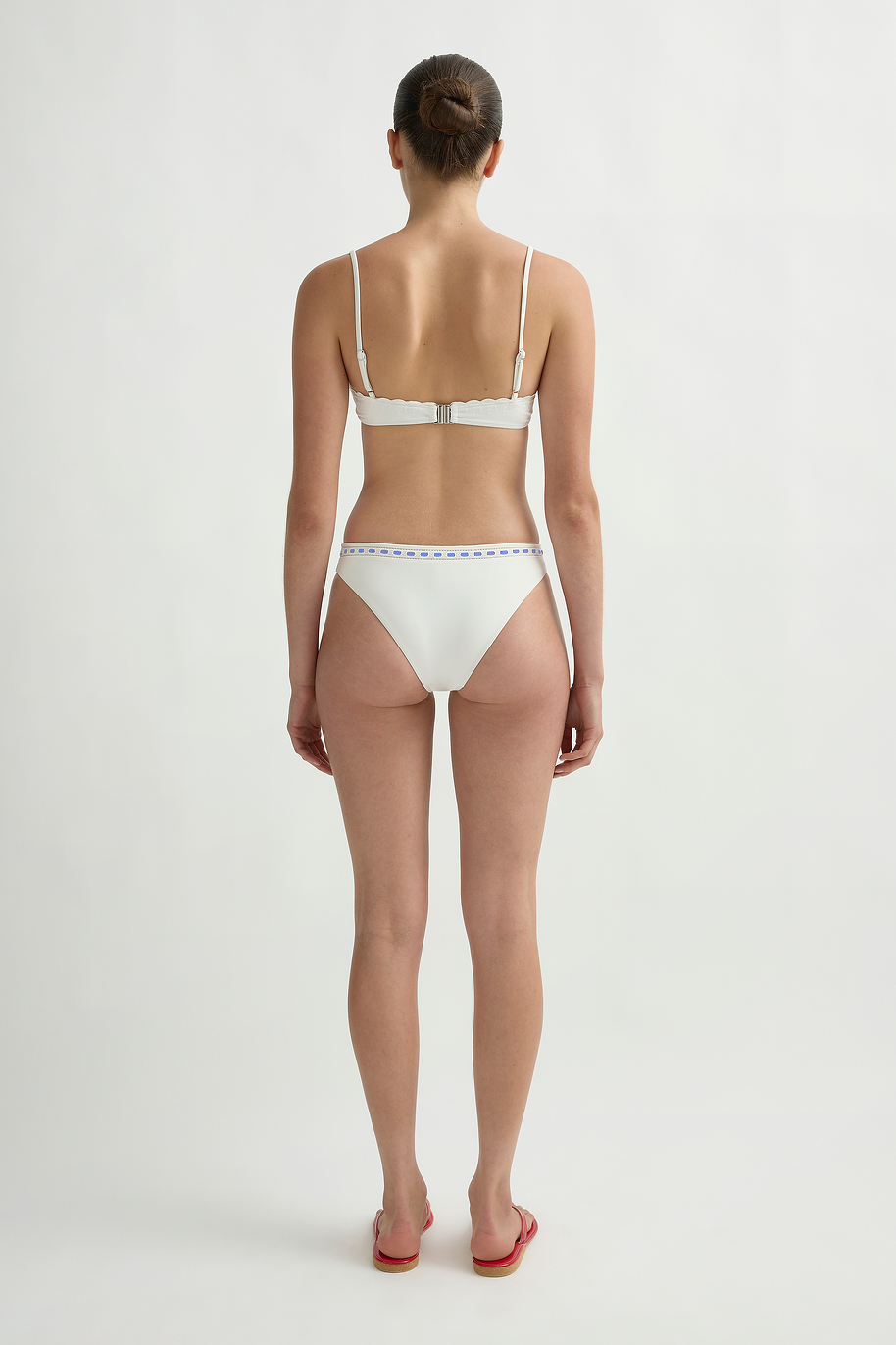 Pia Bikini Bottom in Vintage White