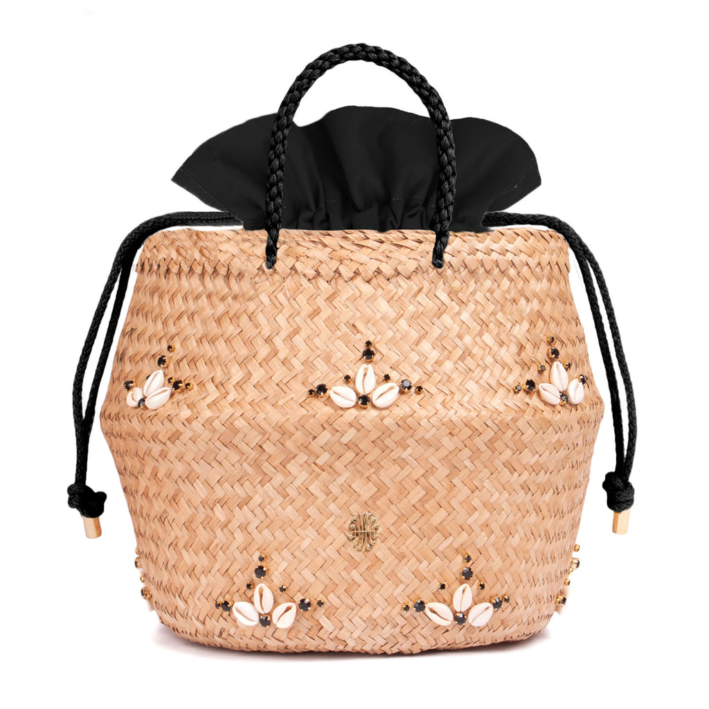 Tote Beach Bud Bag in Black