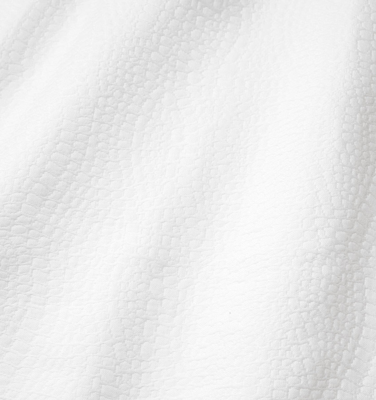 Cobblestones Coverlet in White