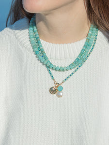 Shay Necklace in Blue/Green