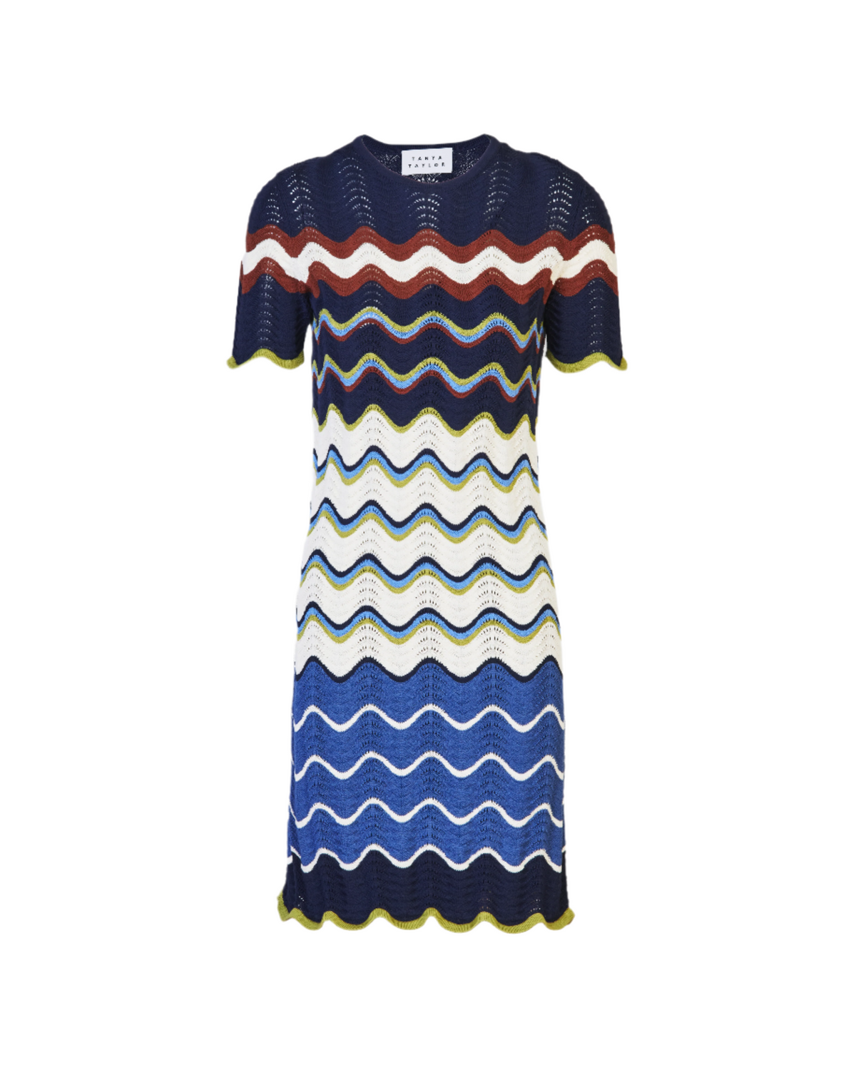 Short Leighton Dress in Maritime Blue