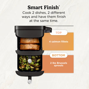 DoubleStack 8 qt & 2 Basket Air Fryer