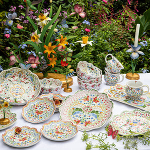 Sofia Place Setting in Multi, Set of 16