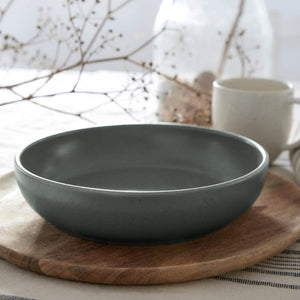 Pacifica Collection 12-pc Place Setting with Pasta Bowl in Artichoke