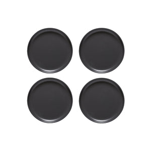 Pacifica Collection Salad Plates 9" in Seed Grey, Set of 6