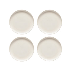 Pacifica Collection Dinner Plates in Vanilla, Set of 6