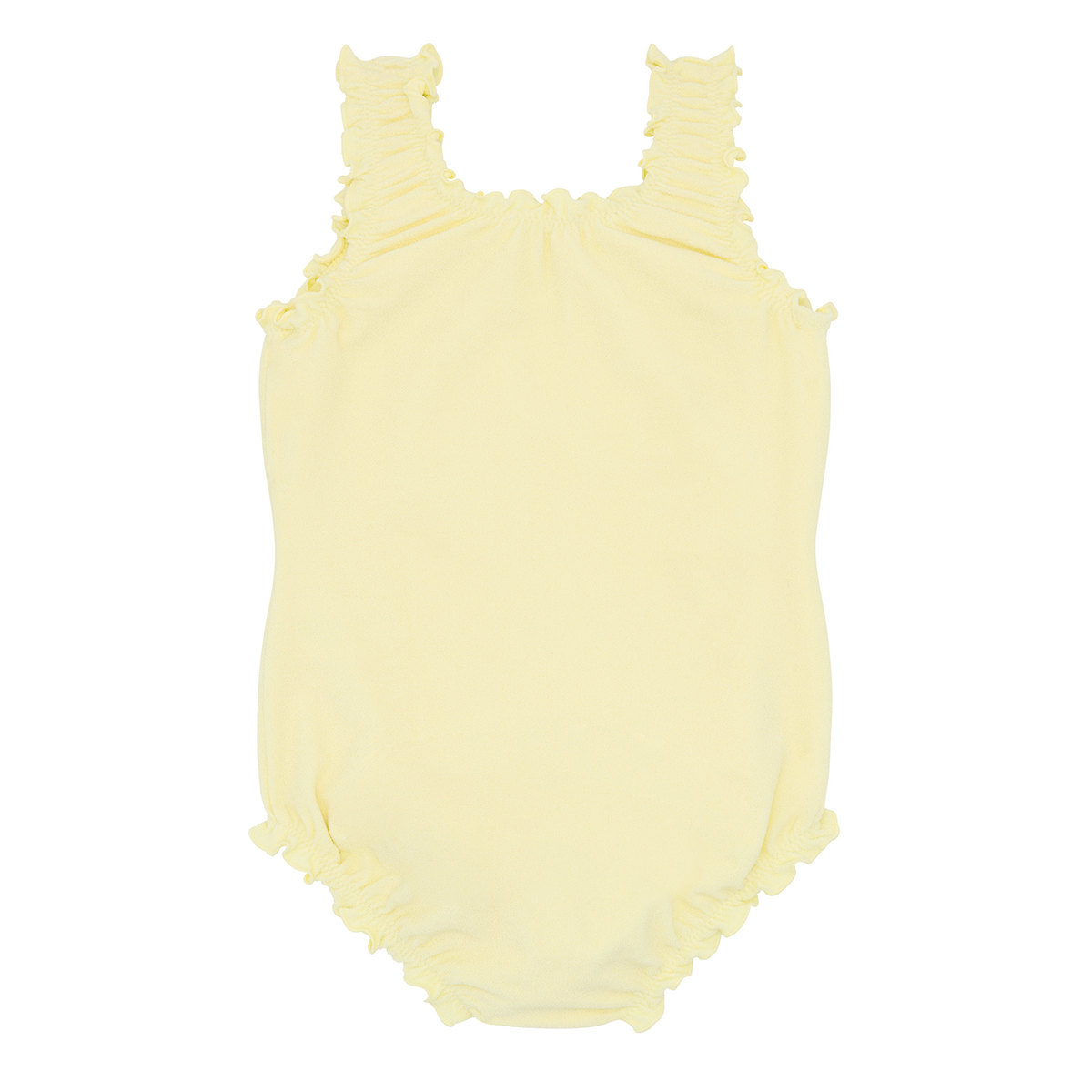 Girls Banana Terry Scoop Neck One Piece