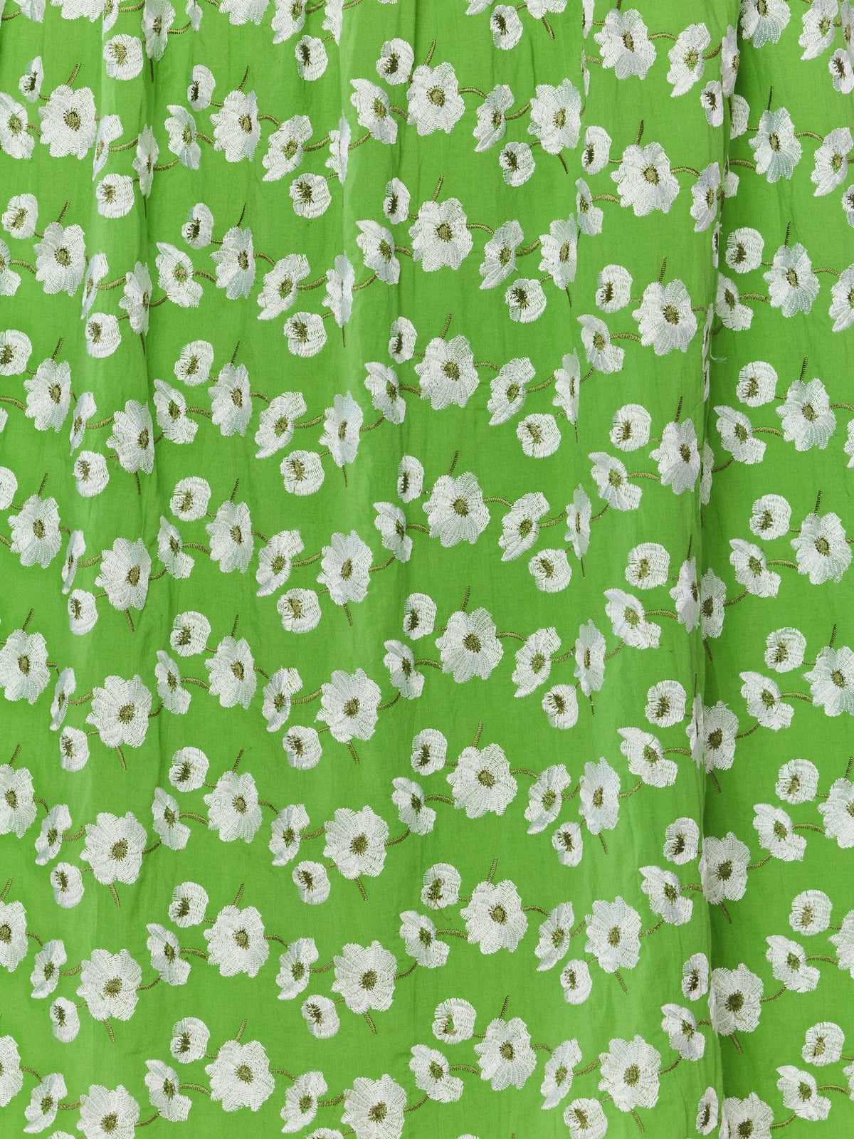 Lydia Dress in Magnolia Green Embroidery