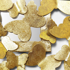 Golden Butterfly Wall Mirror