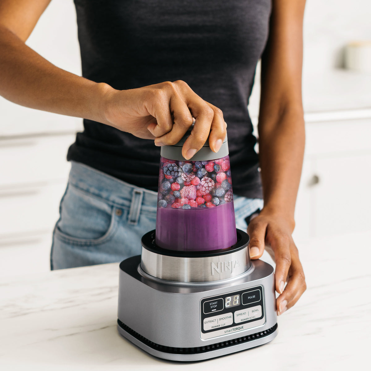 Foodi Power Nutri Duo Single Serve Blender with smartTORQUE