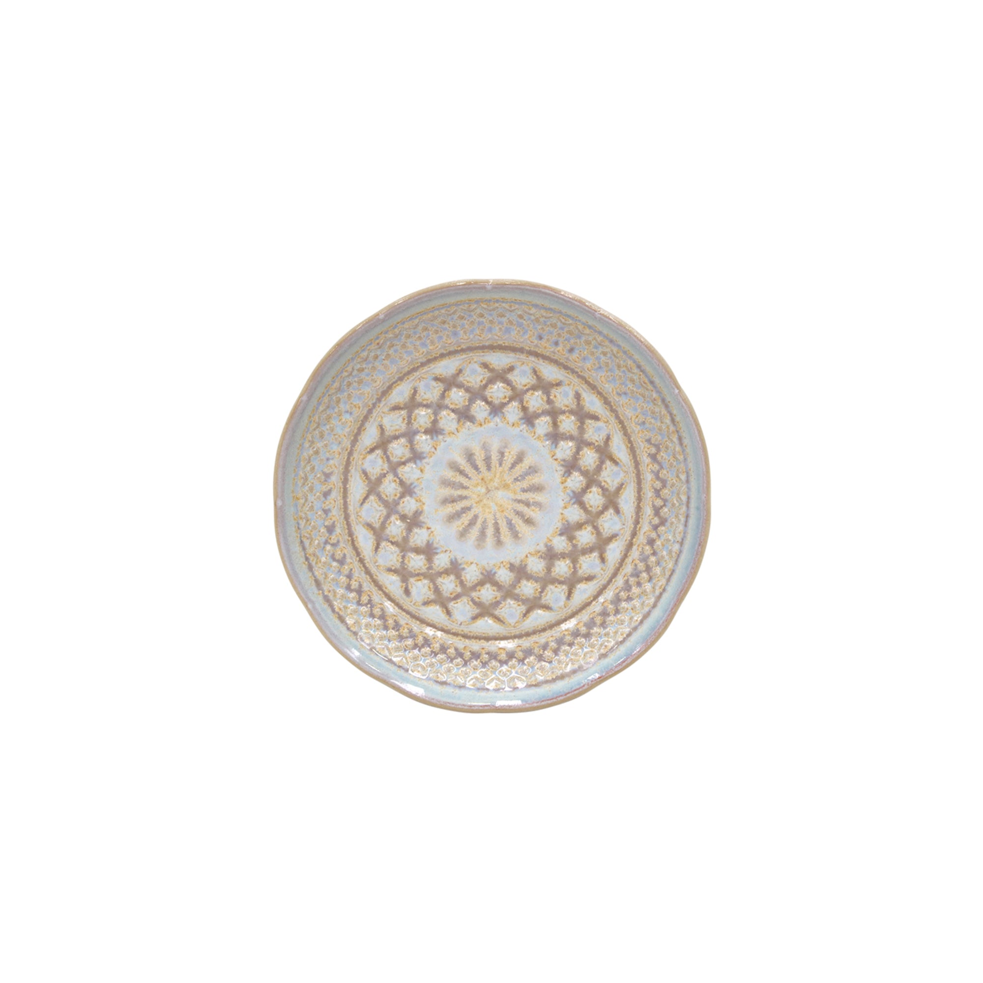 Cristal Collection Bread Plates in Nacar, Set of 6