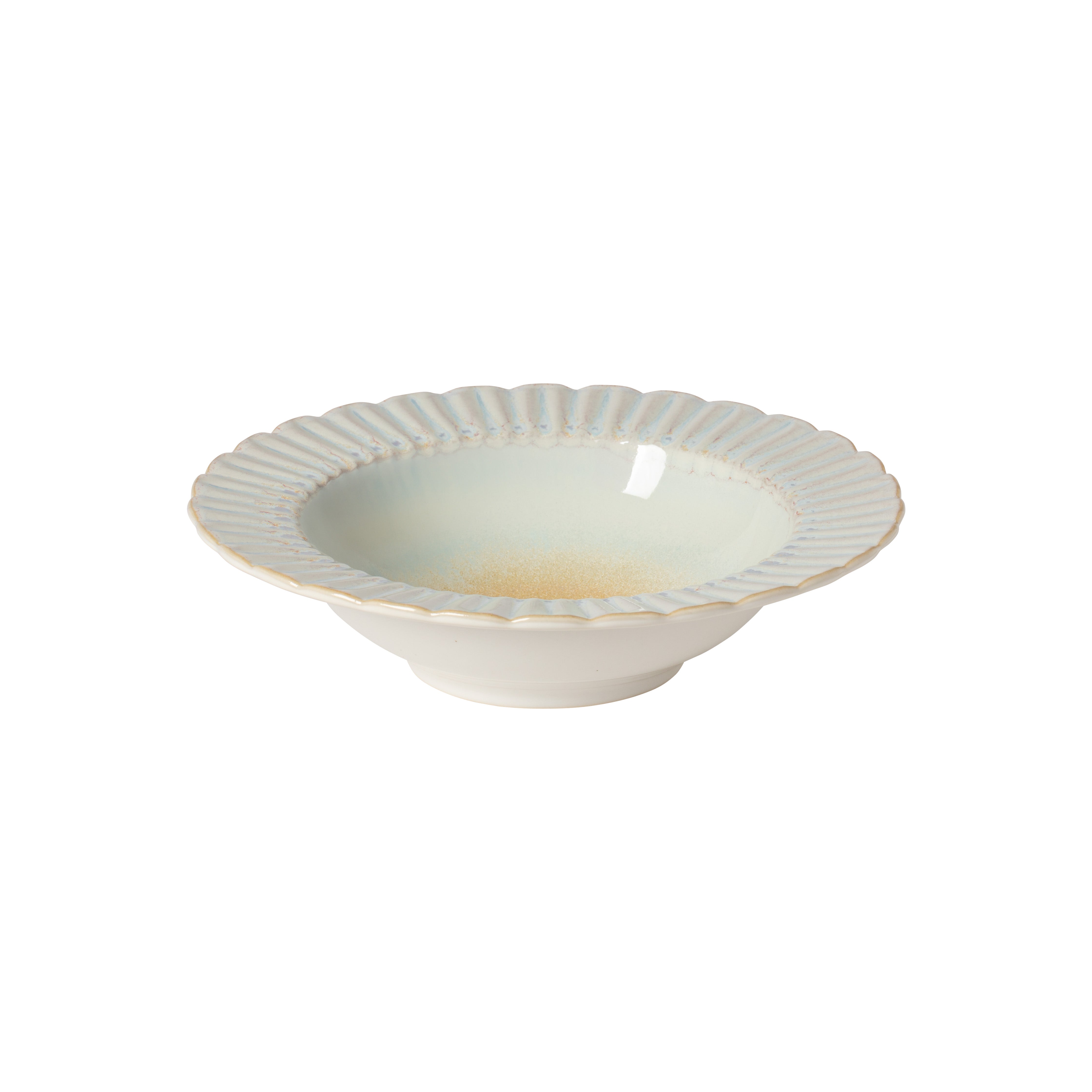 Cristal Collection Pasta Plates in Nacar, Set of 6