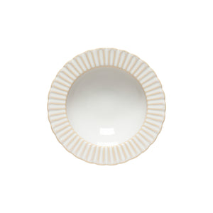 Cristal Collection Pasta Plates in White, Set of 6