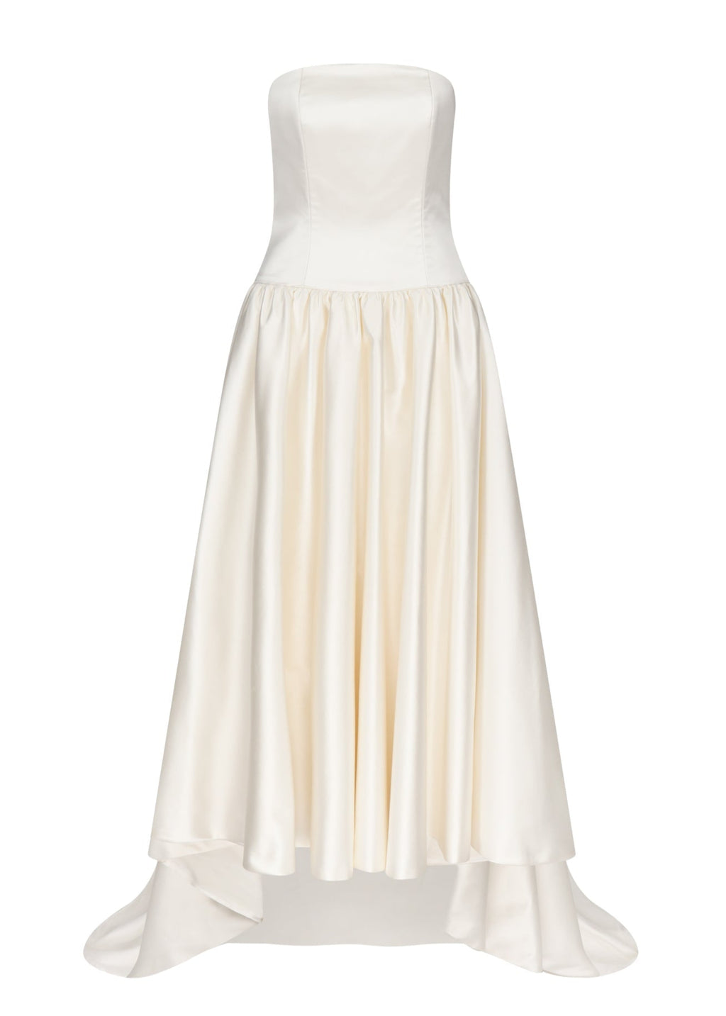 Duchesse Satin Drop Waist Gown | STYLE 093
