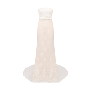 Crushed Silk & Lace Gown | STYLE 130