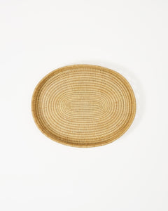Woven Sabbia Oval Tray, Medium