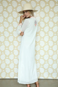 Saffron Medallion Kaftan