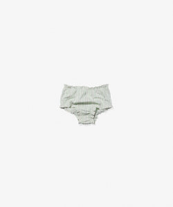 Sara Dress in Sage Chevron Stripe