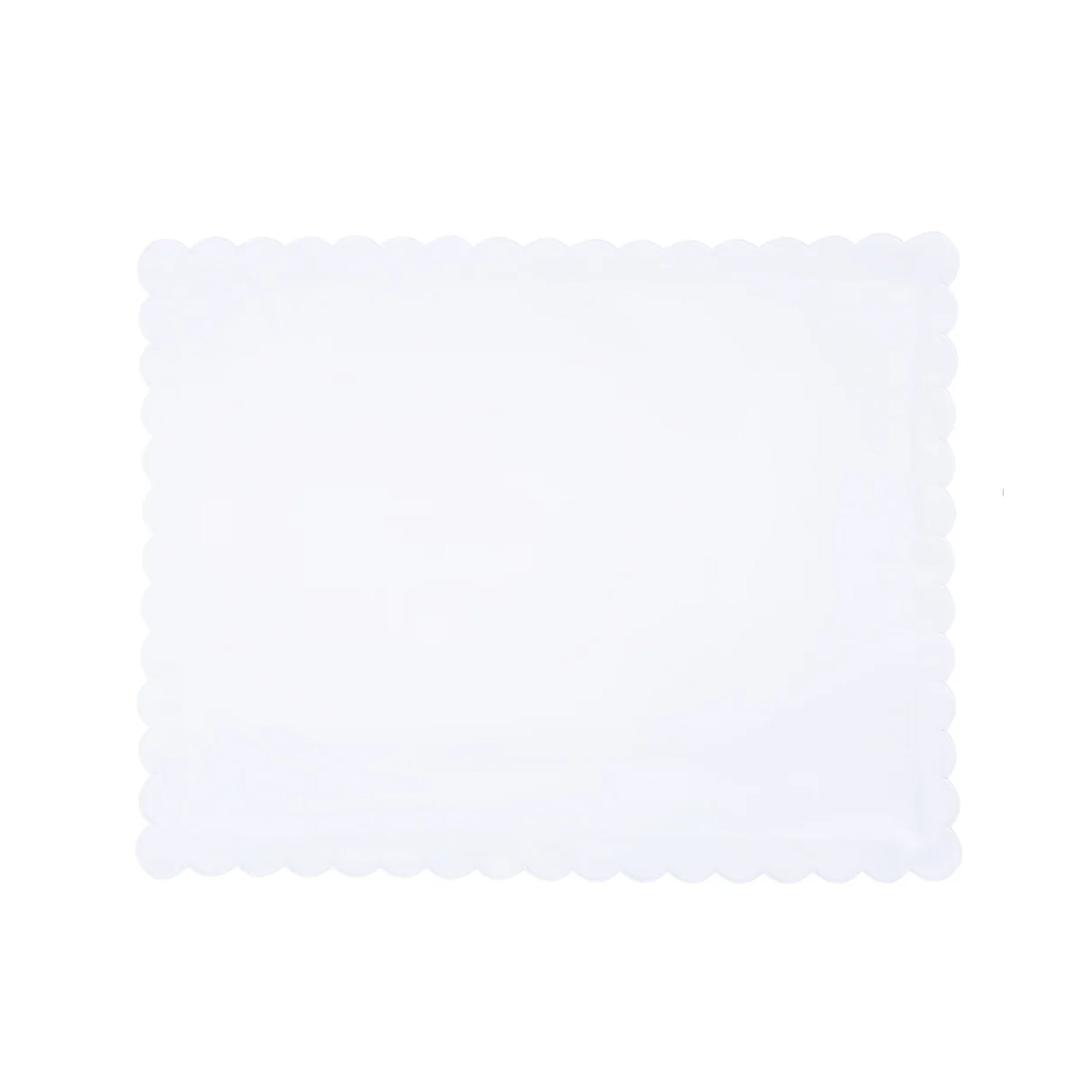Scallop Baby Pillowcase in White