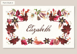 Place Card Form
