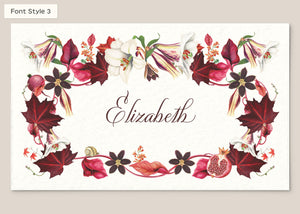 Place Card Form
